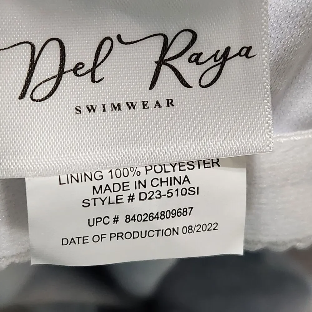 Del Raya Tankini Top Size 10 Blue Layered - Picture 10 of 12